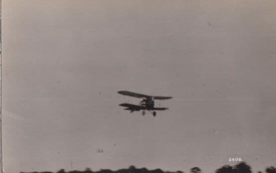 Gloster Gamecock Biplane Military Plane Vintage Plain Back Postcard Old Photo
