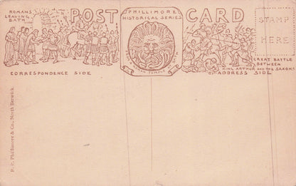 Gloucester Cathedral Cloisters Monks Writing in Carrels Phillimore Old Postcard