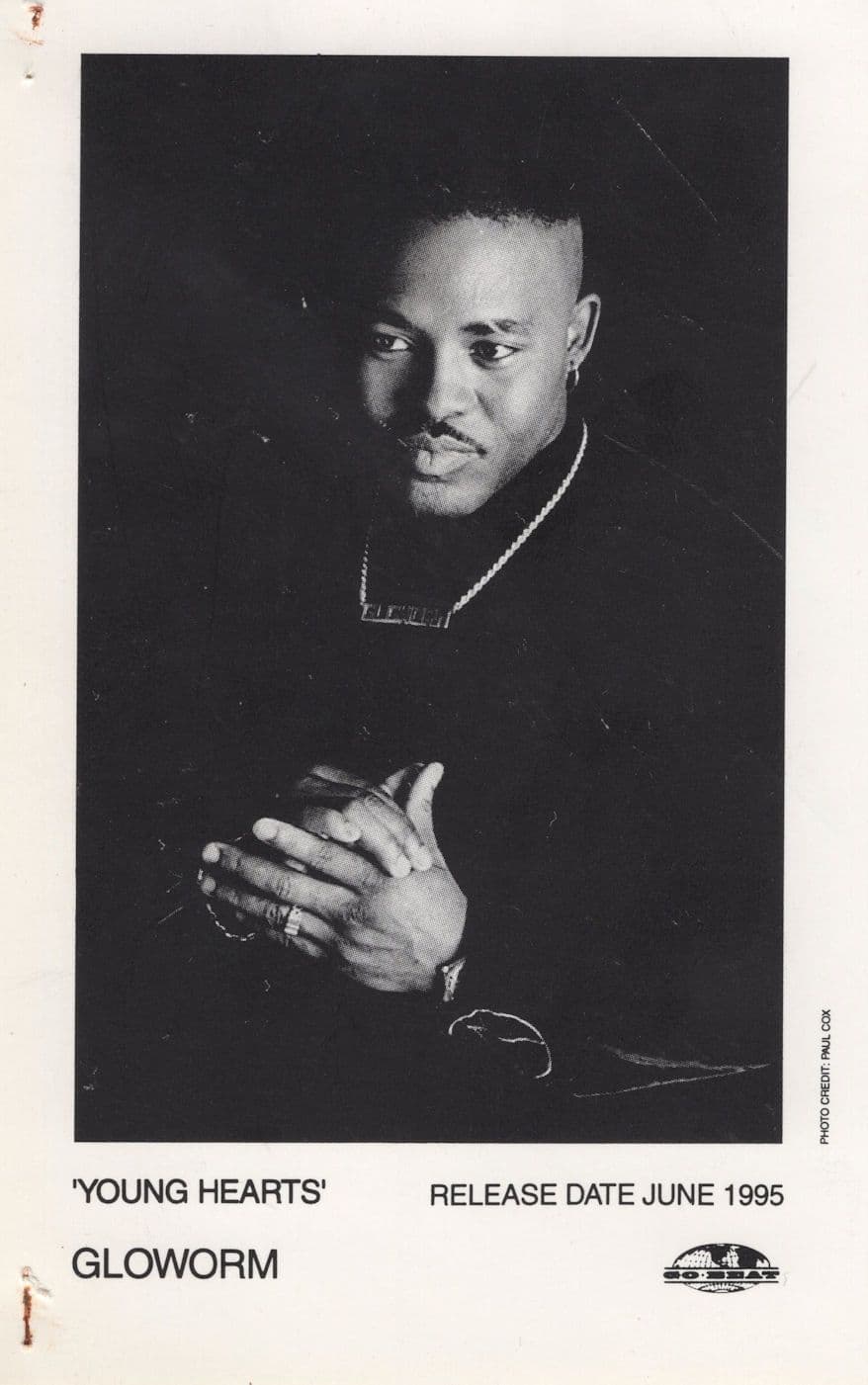 Gloworm Young Hearts CD 1995 Launch Hand Signed Photo