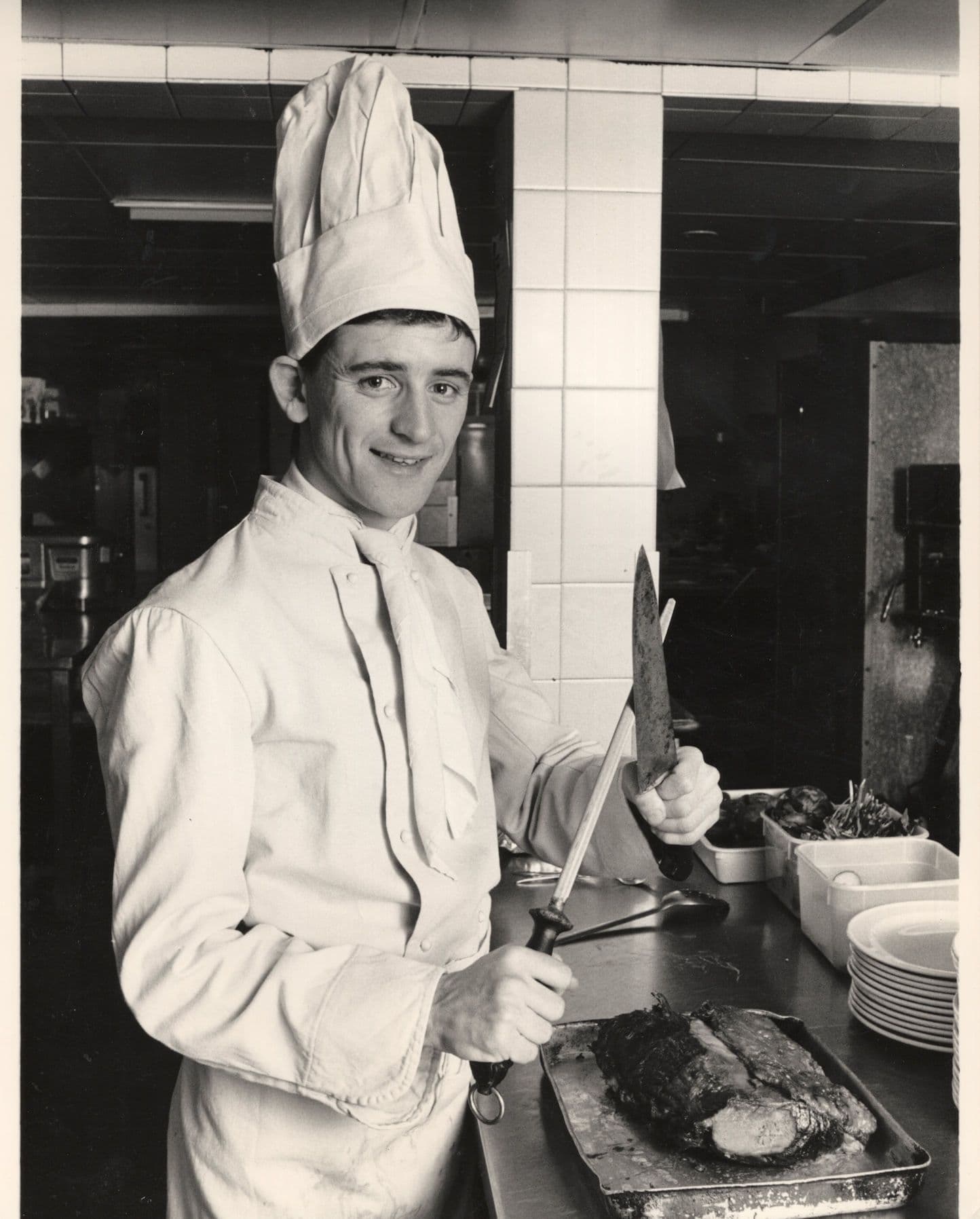 Glyn Pritchard Paul The Chef Arrives Crossroads TV Show 10x8 Press Photo