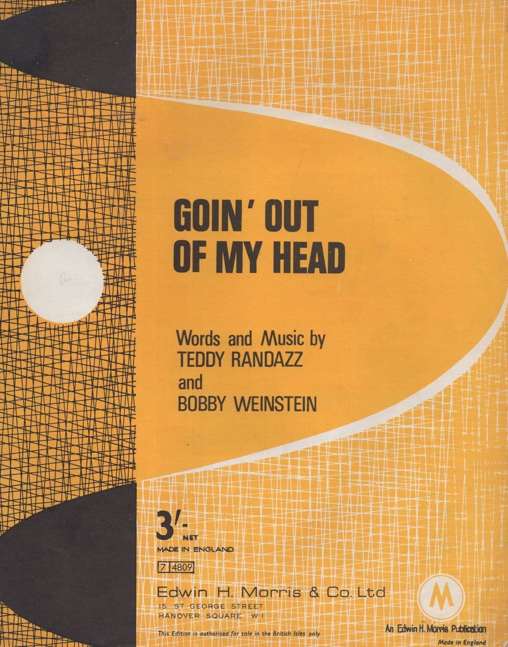 Goin' Out Of My Head Terry Randazz Sheet Music
