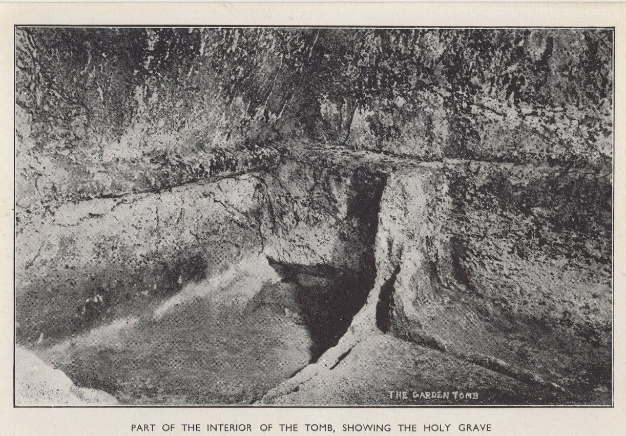Golgotha Israel Holy Grave Interior Tomb Jerusalem Old Postcard