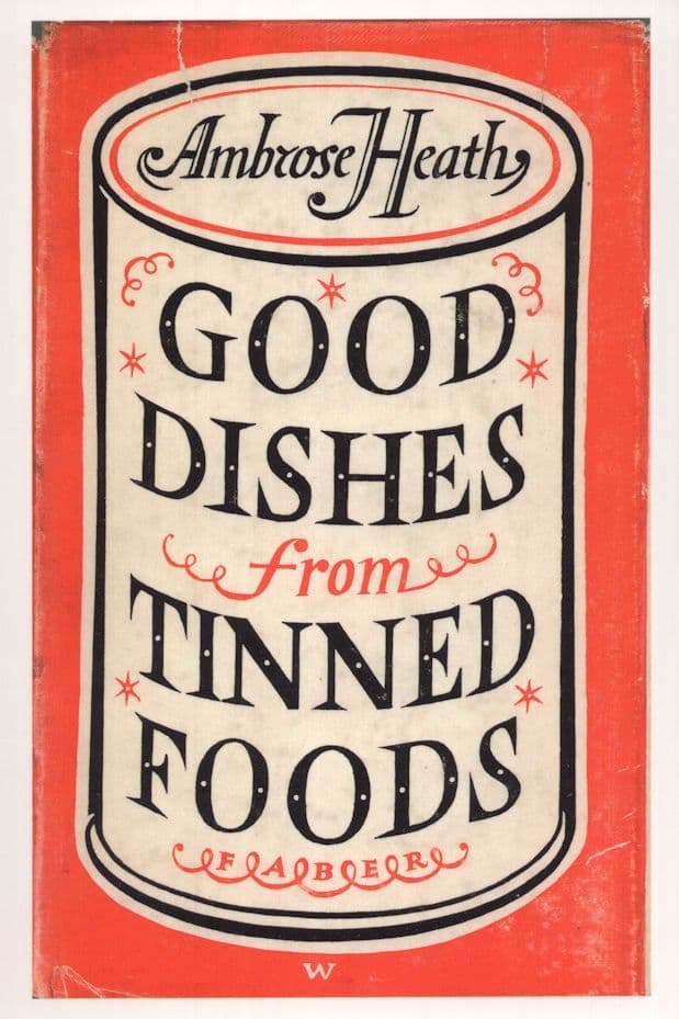 Good Dishes From Tinned Foods WW2 1943 Book Postcard