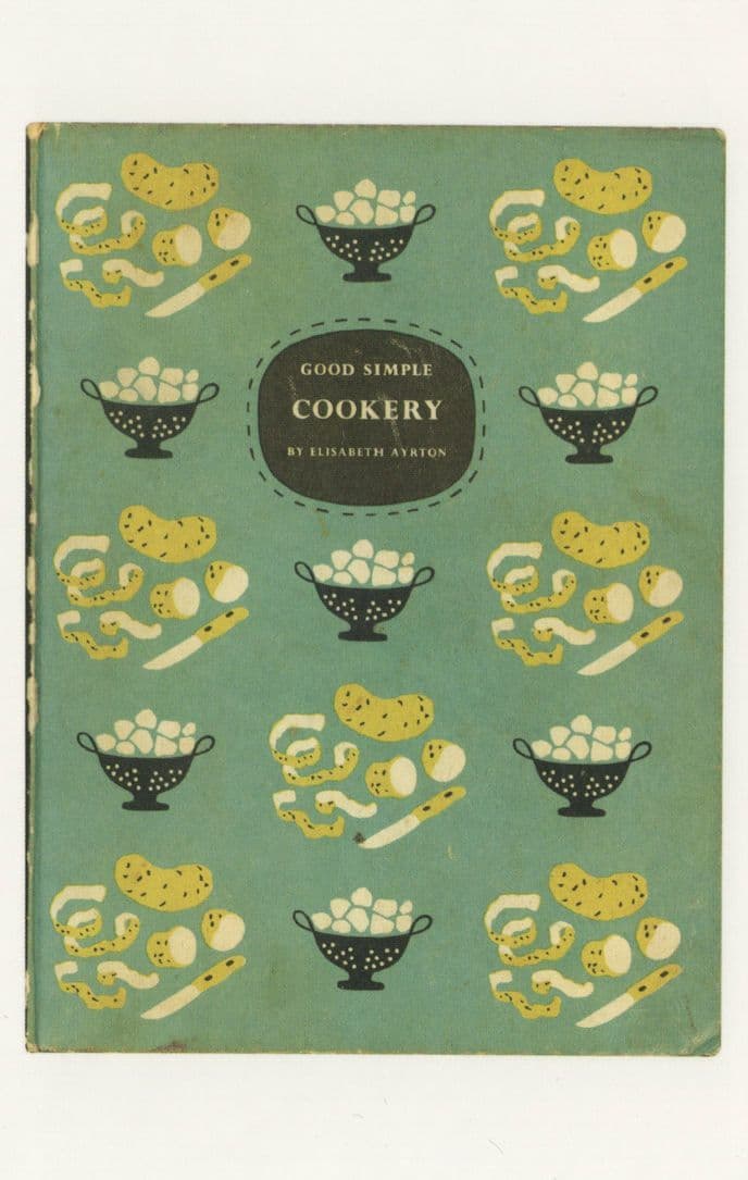 Good Simple Cookery Elizabeth Ayrton 1958 Book Postcard