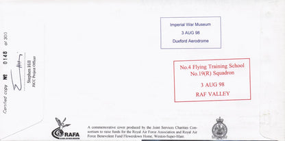 Gordon Sinclair WW2 Pilot Wing Commander Spitfire Hand Signed FDC