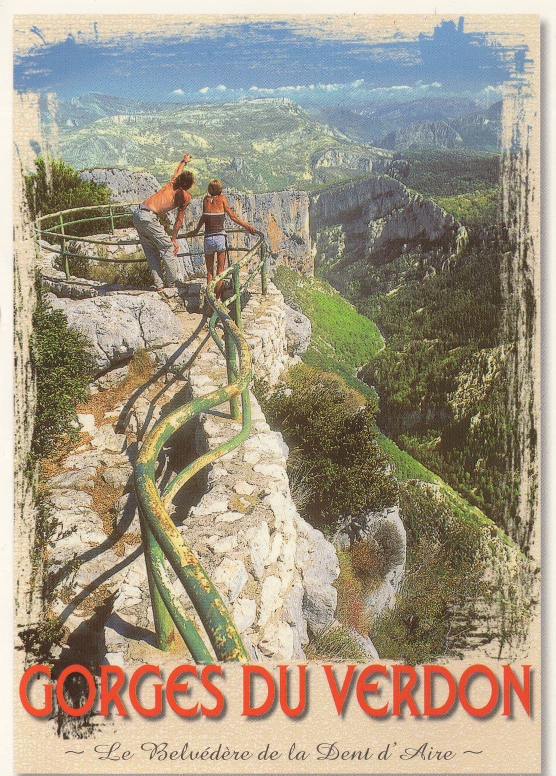 Gorges Du Verdon French Repro Advertising Poster Postcard
