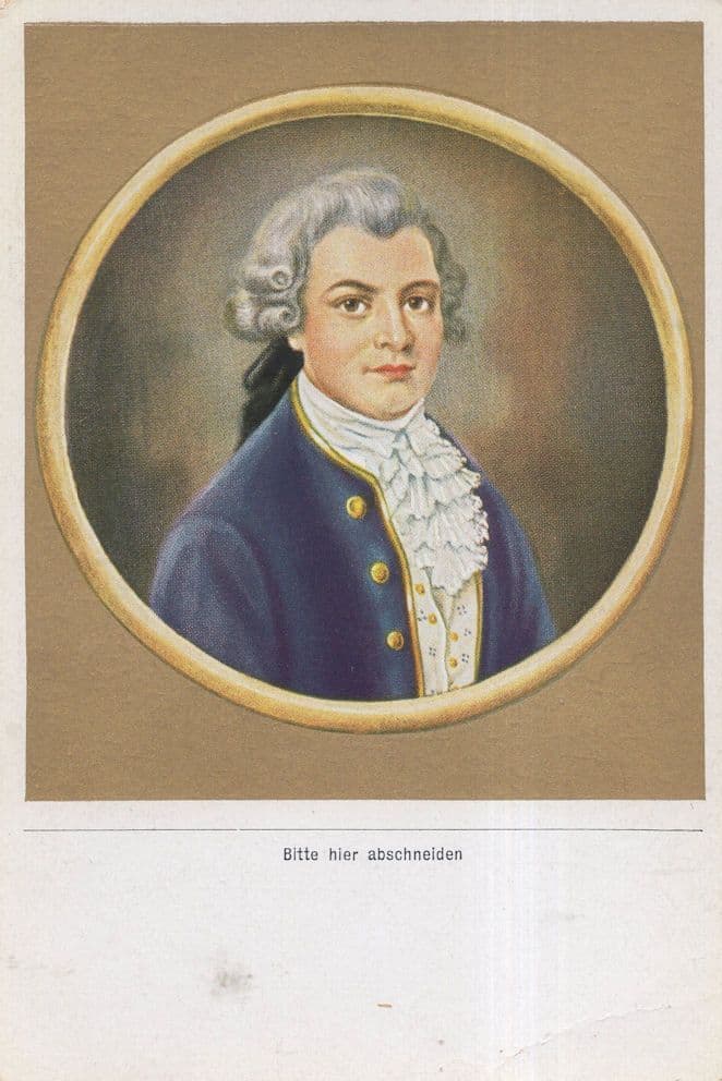 Gotthold Ephraim Lessing German Philosopher Old Painting Cigarette Card