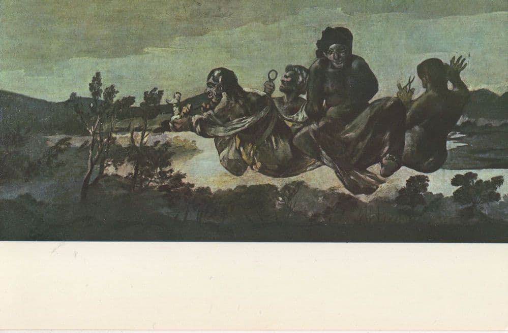 Goya Le Destin Destiny Painting Postcard