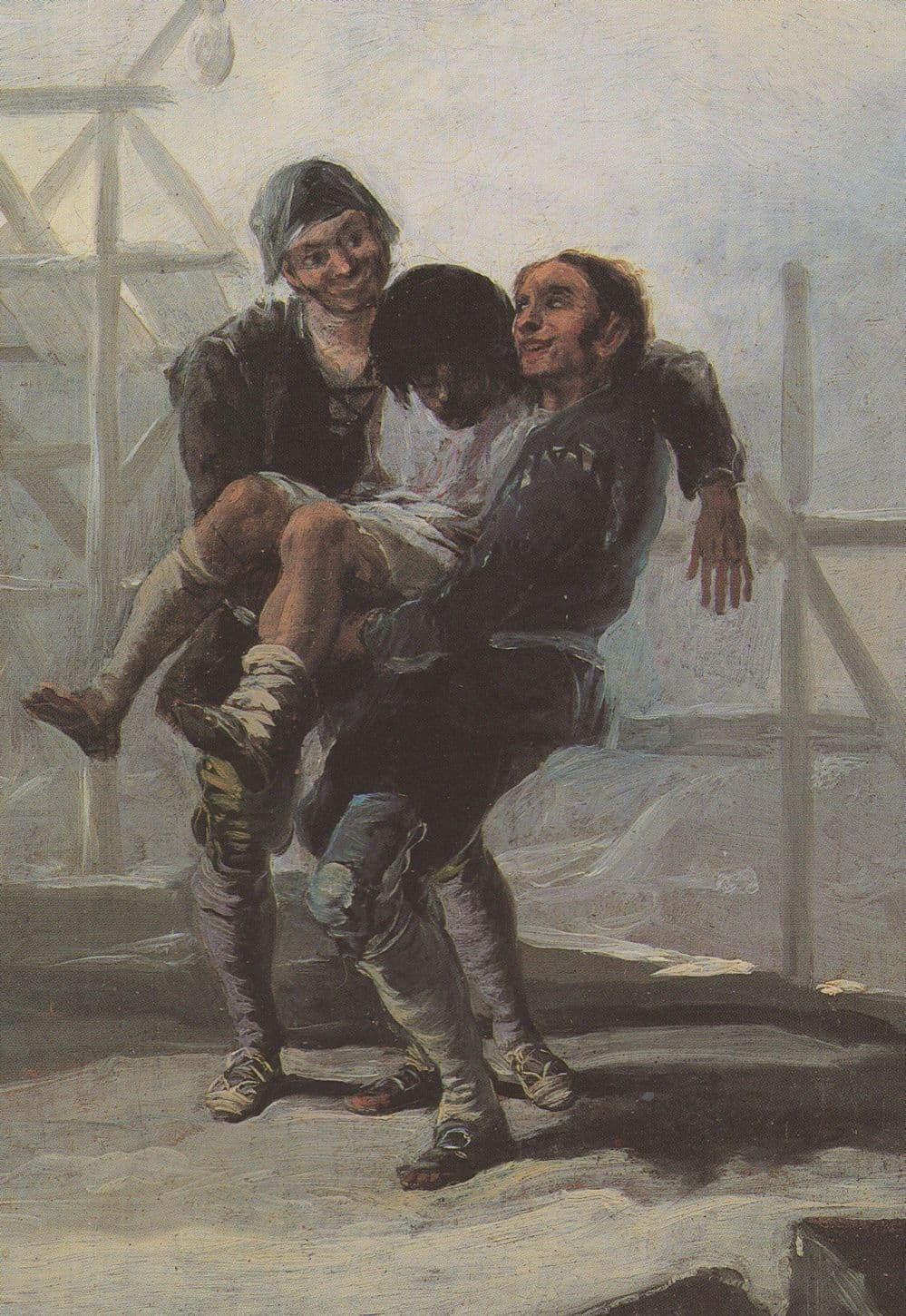 Goya The Drunken Mason Royal Academy Of Arts Painting Postcard