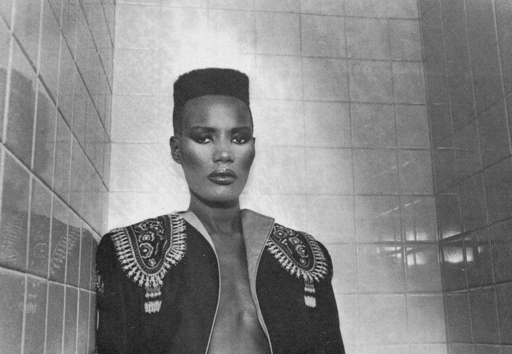 Grace Jones Rare Postcard