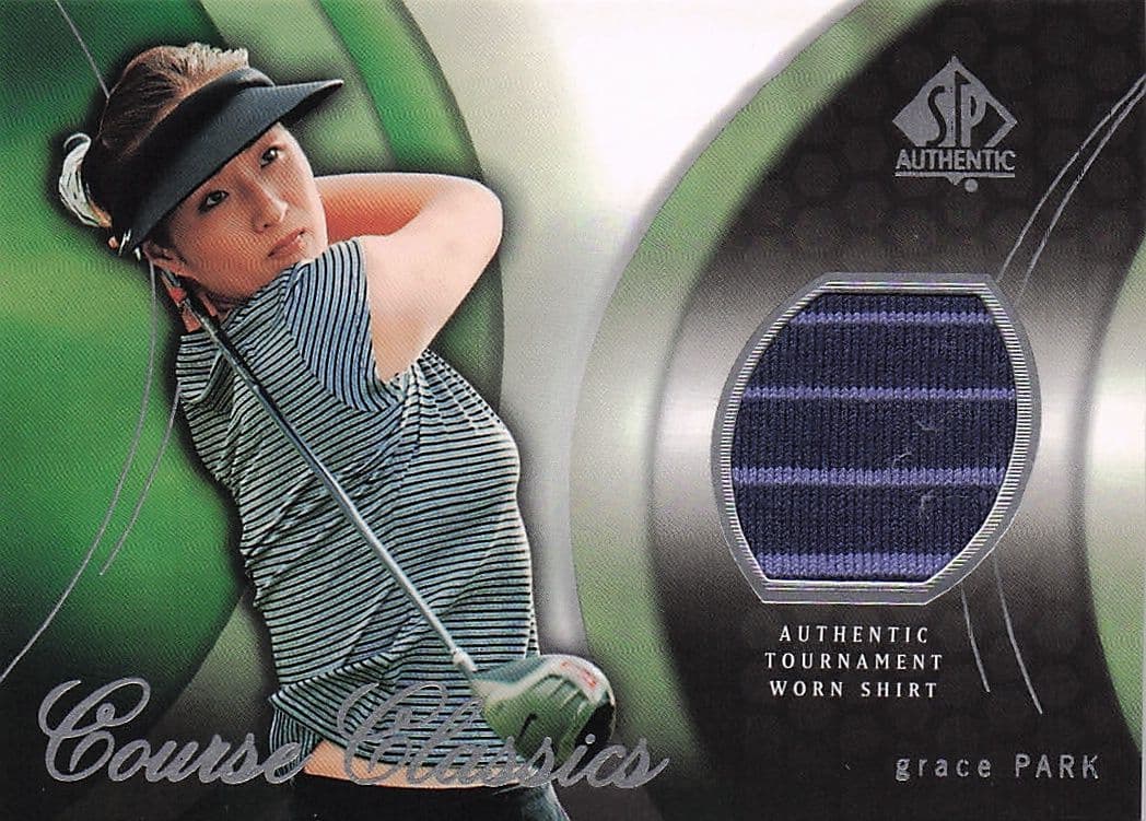 Grace Park Course Classics 2004 Authentic Tournament Upper Deck Golf Shirt Card