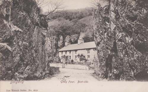 Graig Fawr Clwyd Bont-Ddu Antique Welsh Postcard