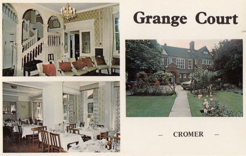 Grange Court Cromer 1970s Postcard