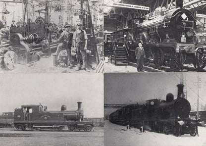 Gravesham LTSR Train Ashford Railway Works Kearnsey Victorian View 4x Postcard s