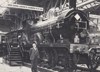 Gravesham LTSR Train Ashford Railway Works Kearnsey Victorian View 4x Postcard s