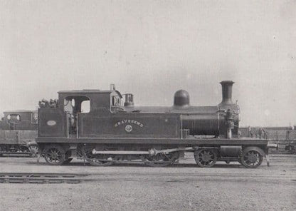 Gravesham LTSR Train Ashford Railway Works Kearnsey Victorian View 4x Postcard s