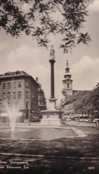 Graz Steiermark Tor Austria Real Photo Postcard