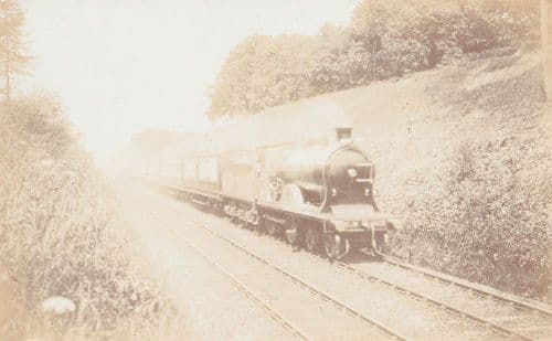 Great Western Express Carlisle Station Old 143 Railway Train Real Photo Postcard