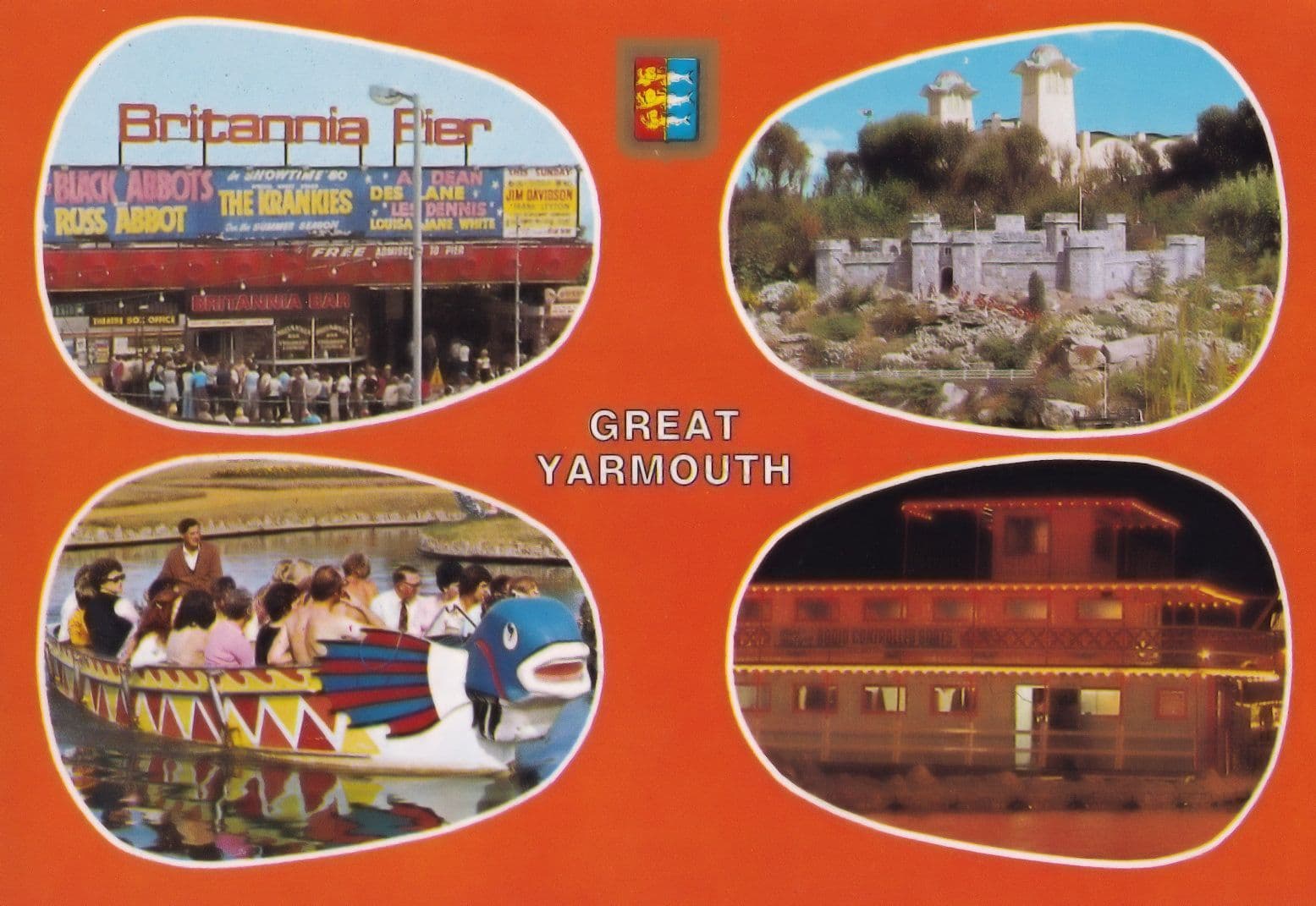 Great Yarmouth Jim Davidson The Krankies Freddie Starr Live Postcard