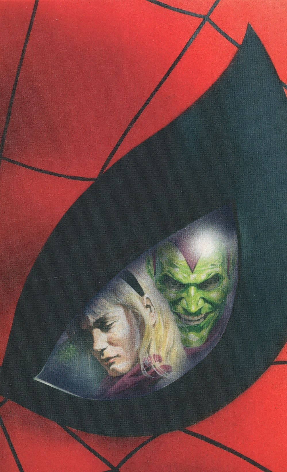 Green Goblin in Spider Man Mask Gwen Stacy Hostage Marvel Postcard