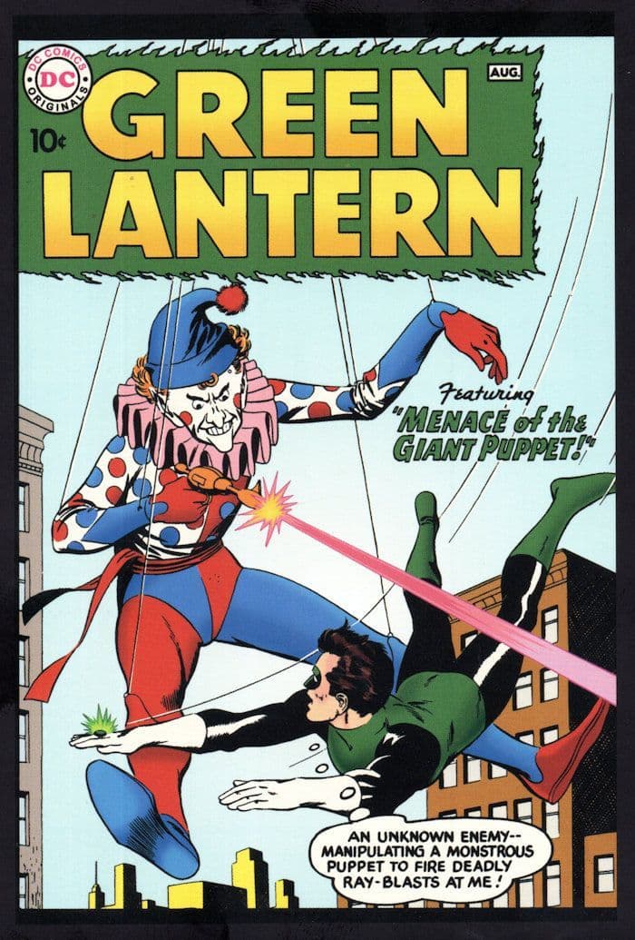 Green Lantern vs The Giant Toy Puppet DC Comic Issue One 1 Postcard