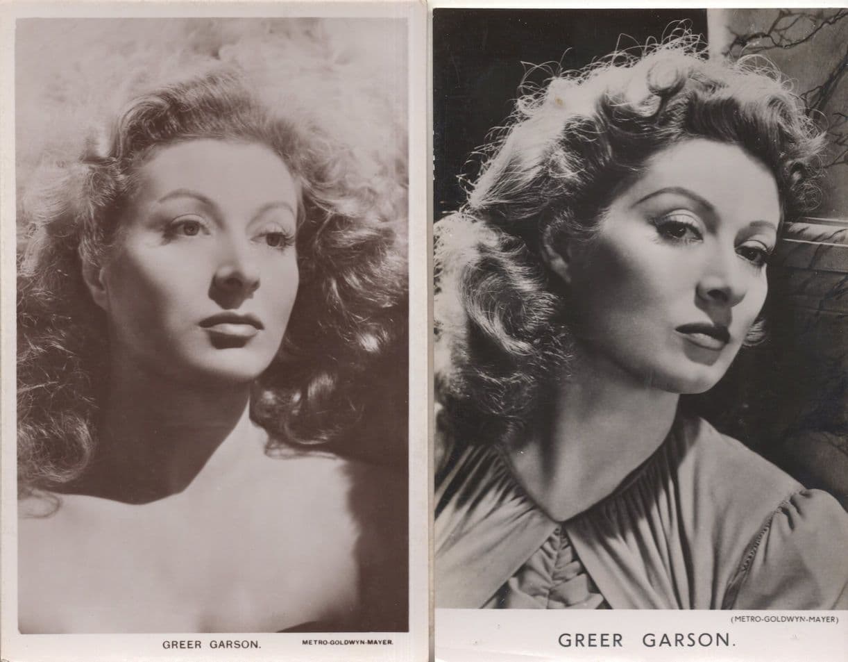 Greer Garson Picturegoer & MGM Photo Postcard s