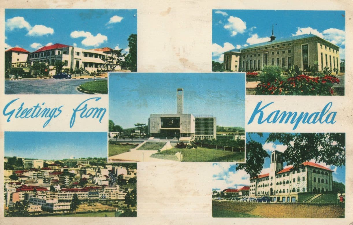 Greetings From Kampala Africa 1960s Postcard
