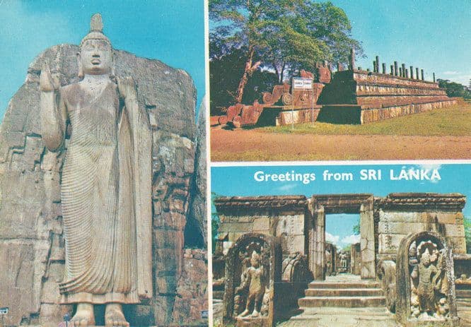 Greetings From Sri Lanka 1981 Postcard