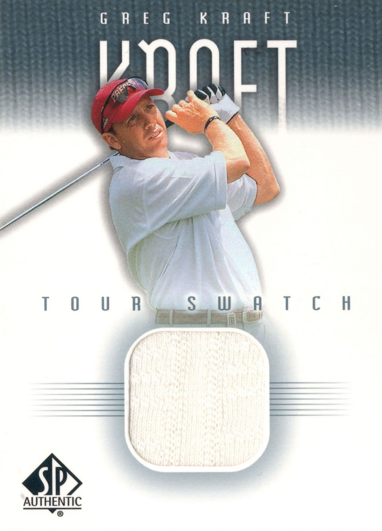 Greg Kraft 2001 Tour Swatch Worn Shirt Golf Rare Limited Edition Card