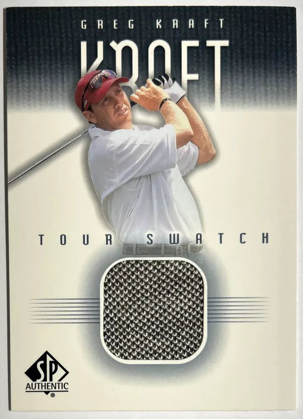 Greg Kraft 2001 Tour Swatch Worn Shirt Golf Rare Limited Relic Upper Deck Card