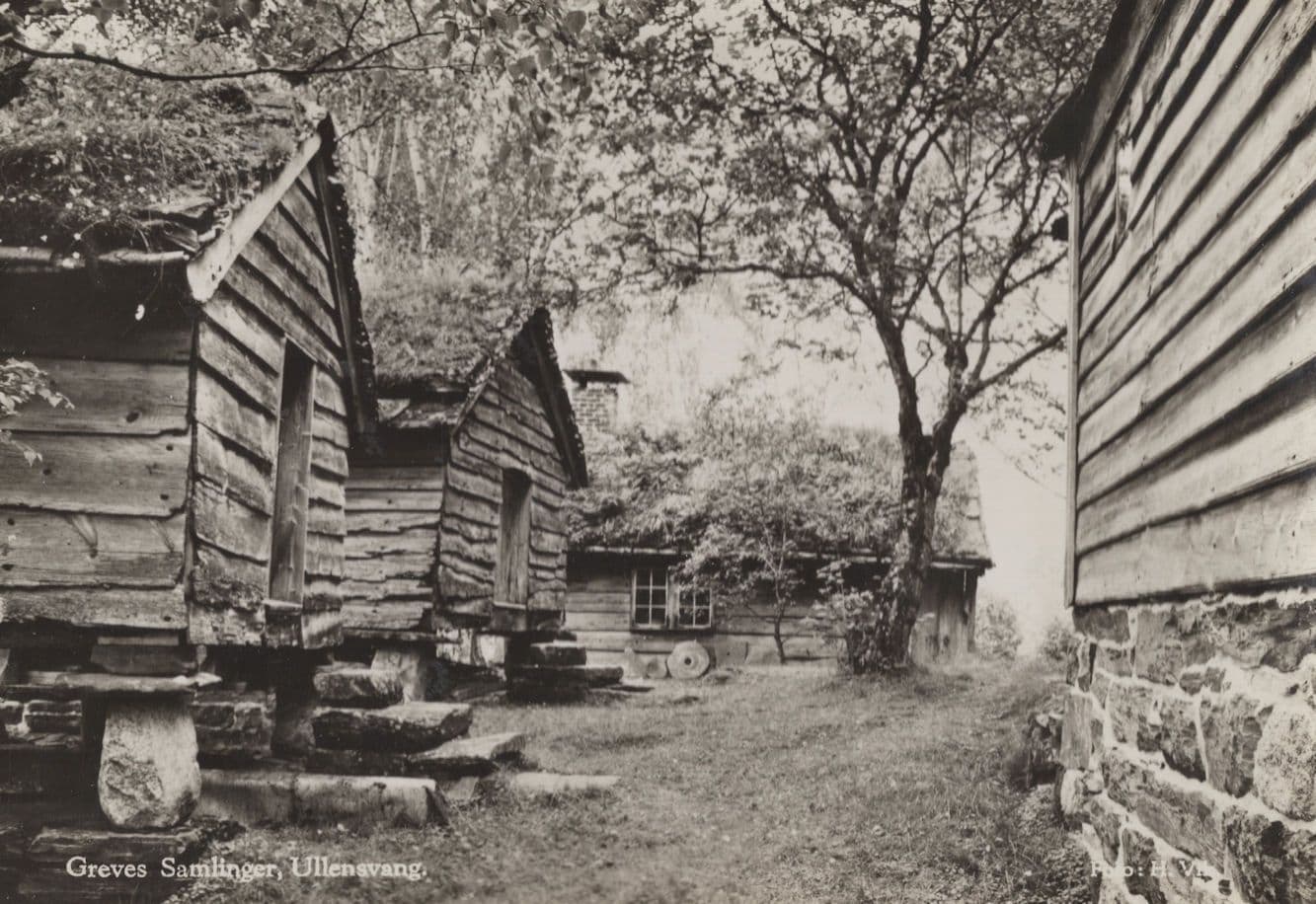 Greves Samlinger Ullensvang Norway Real Photo Postcard