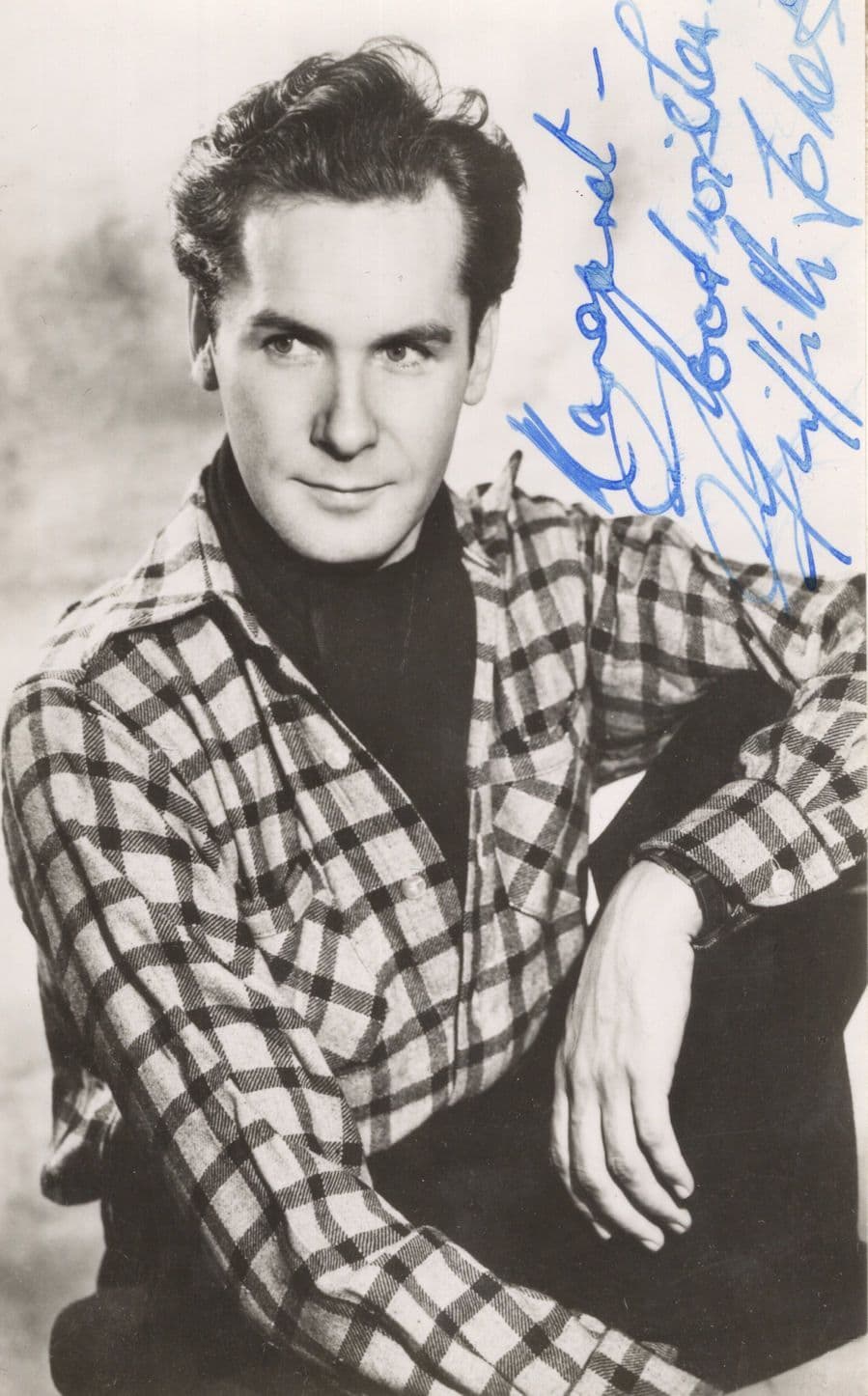 Griffith Jones Antique Early Mint Hand Signed Photo