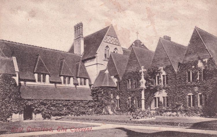 Grinstead Convent Sussex Antique Religious Postcard