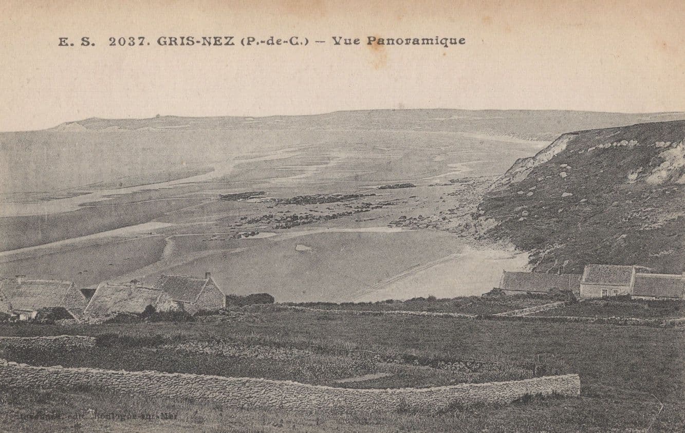 Gris Nez Vue Panoramique French Old Postcard