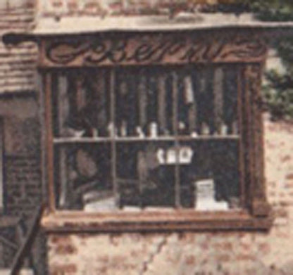 Grocer Tobacco Shop Porcelain China Pangbourne Berkshire Antique Postcard