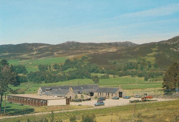 Grouse & Trout Hotel Flichity Inverness 1970s Birds Eye Rare Scottish Postcard