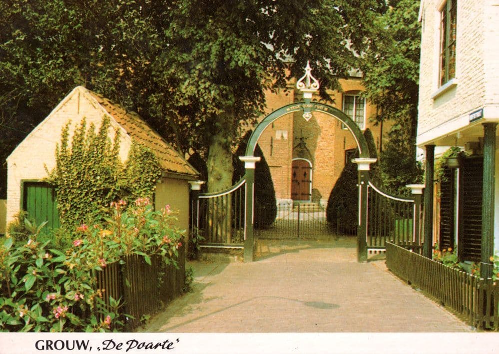 Grouw De Poarte Dutch Postcard