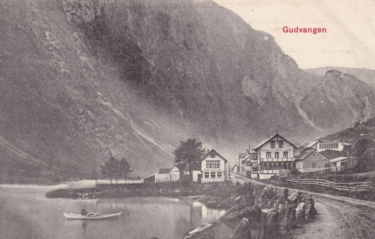 Gudvangen Antique Norway Postcard