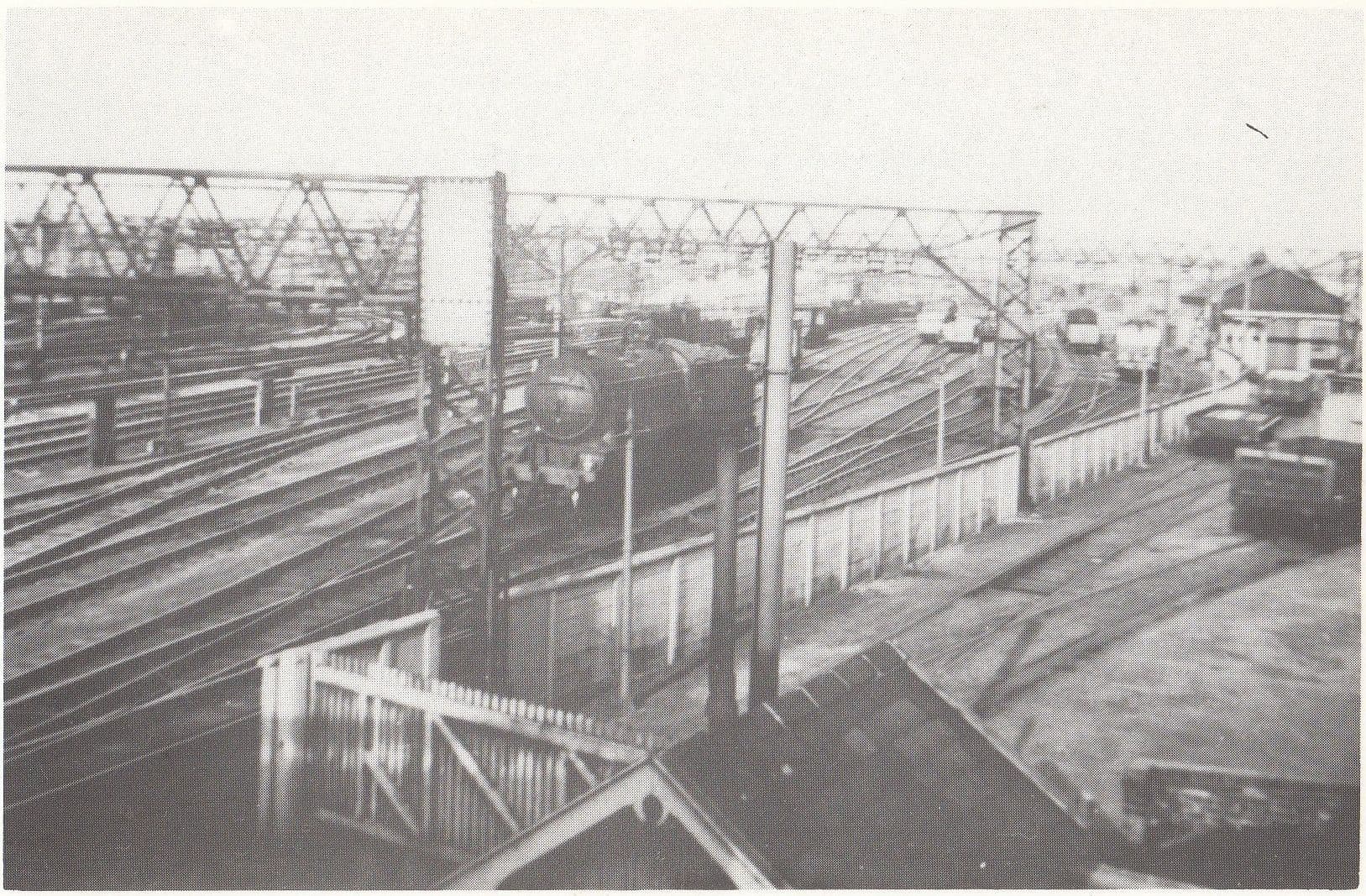 Guide Bridge Sidings in 1954 61934 Train Manchester Station Postcard