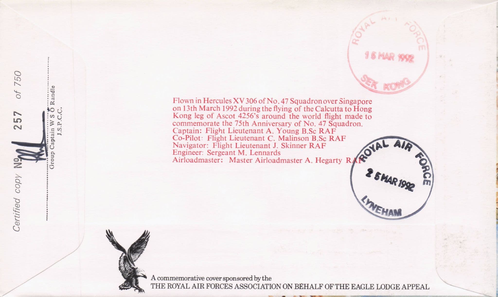 Gunner Richard Lee WW2 Japan POWs Fall Of Singapore Multi Hand Signed FDC
