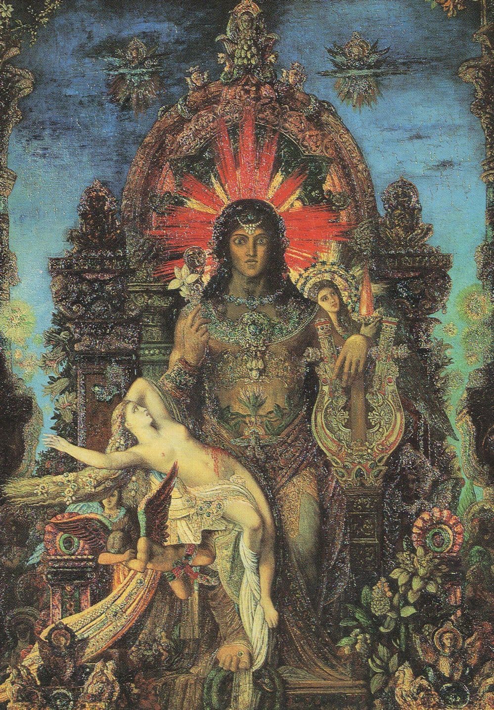 Gustave Moreau Jupiter Et Semale French Painting Postcard