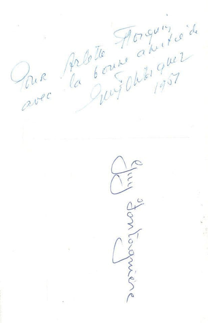 Guy French Opera Singer Tenor 1960s Hand Signed Postcard