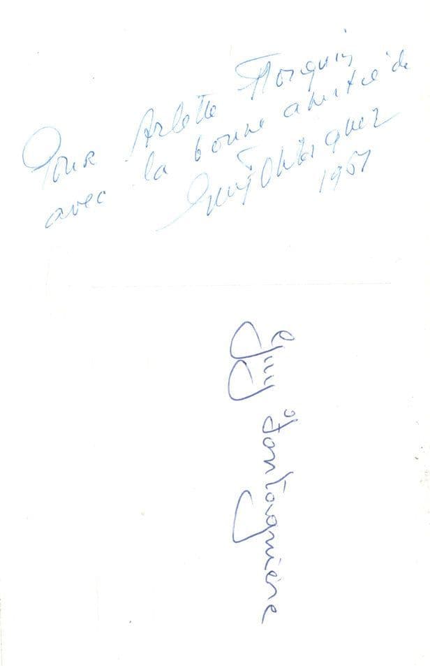 Guy French Opera Singer Tenor 1960s Hand Signed Postcard