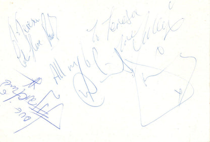 Guys & Dolls FULLY Hand Signed Management ublicity Photo