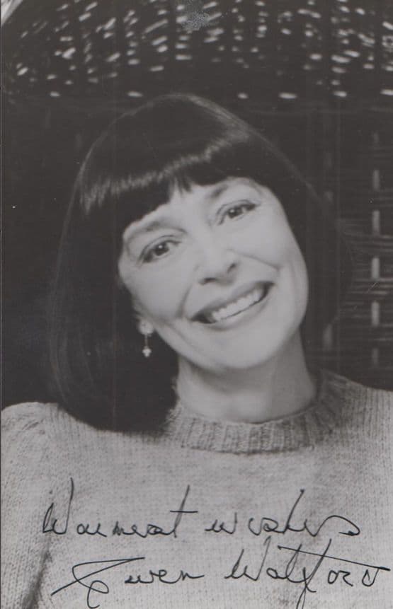 Gwen Watford Dracula Vampire Actress Cleopatra Edgar Allen Poe Hand Signed Photo