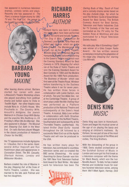Gwendolyn Watts Iris On The Buses Barbara Young Hand Signed Theatre Page