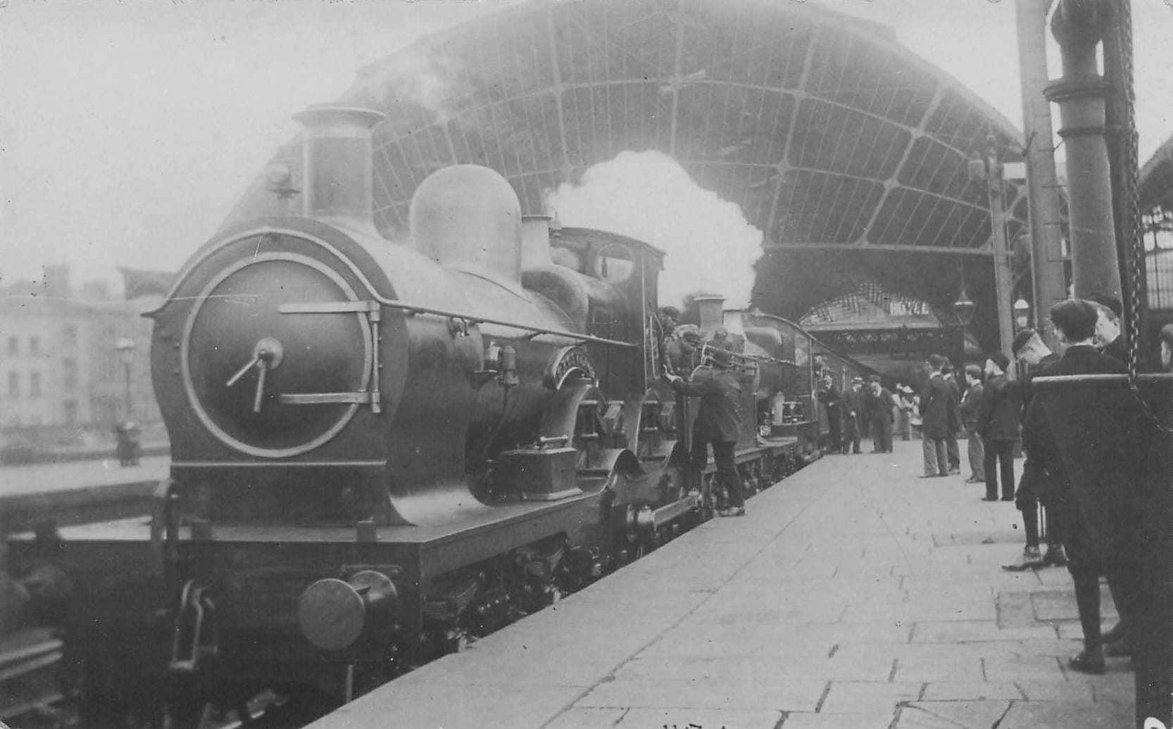 GWR 3298 Grosvenor Train 4-4-0 Birmingham RPC Railway Postcard