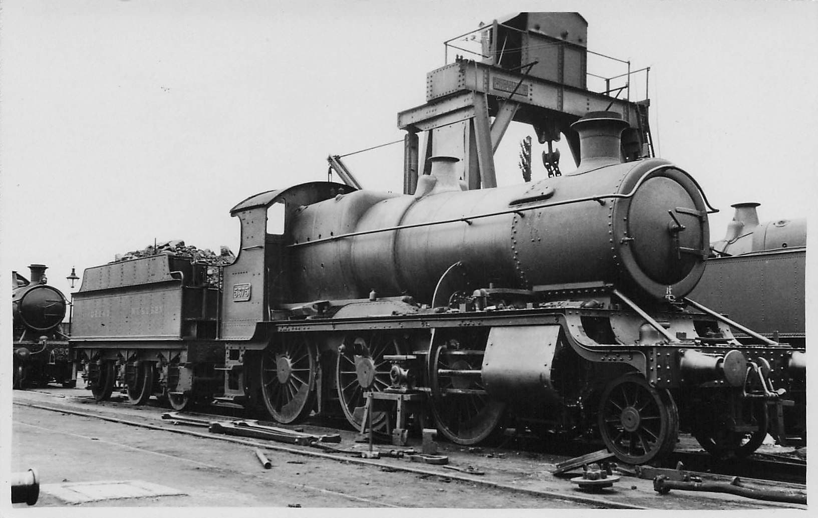 GWR 5375 Train Locomotive Great Western Railway RPC Old Postcard