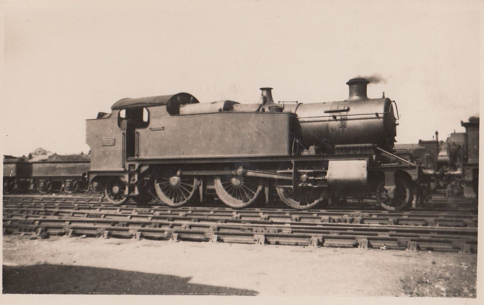 GWR Bulldog Class 4-4-0 3315 Comet Later Duke Class Train Postcard