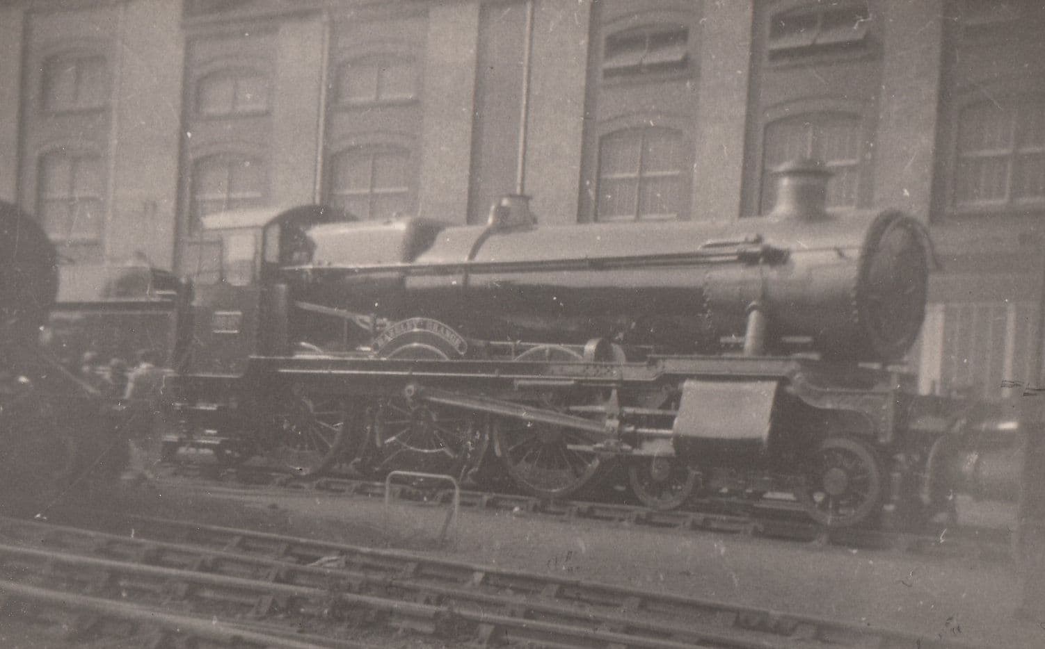 GWR Class 4-60 Number 6840 Train at Swindon Railway Station Train Real Photo Postcard
